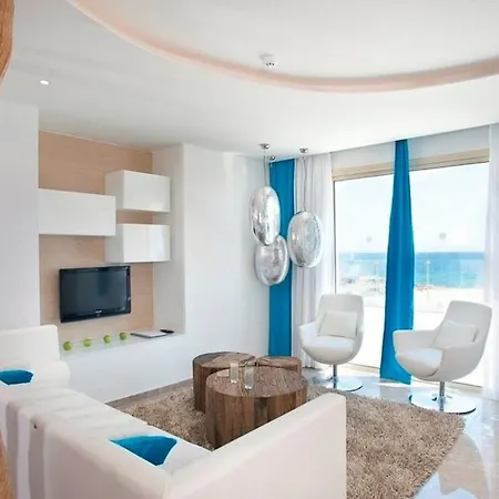 Exquisite Bulat 4 Bedrooms Beachfront Amazing Sea Views Private Outdoor Pool Furished Sun Terrace Ellinon * Protaras