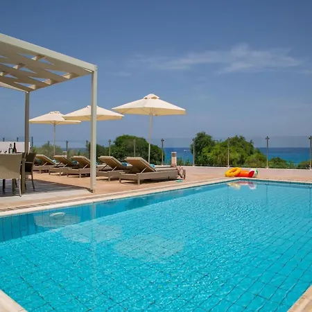 Exquisite Bulat 4 Bedrooms Beachfront Amazing Sea Views Private Outdoor Pool Furished Sun Terrace Ellinon Villa Protaras